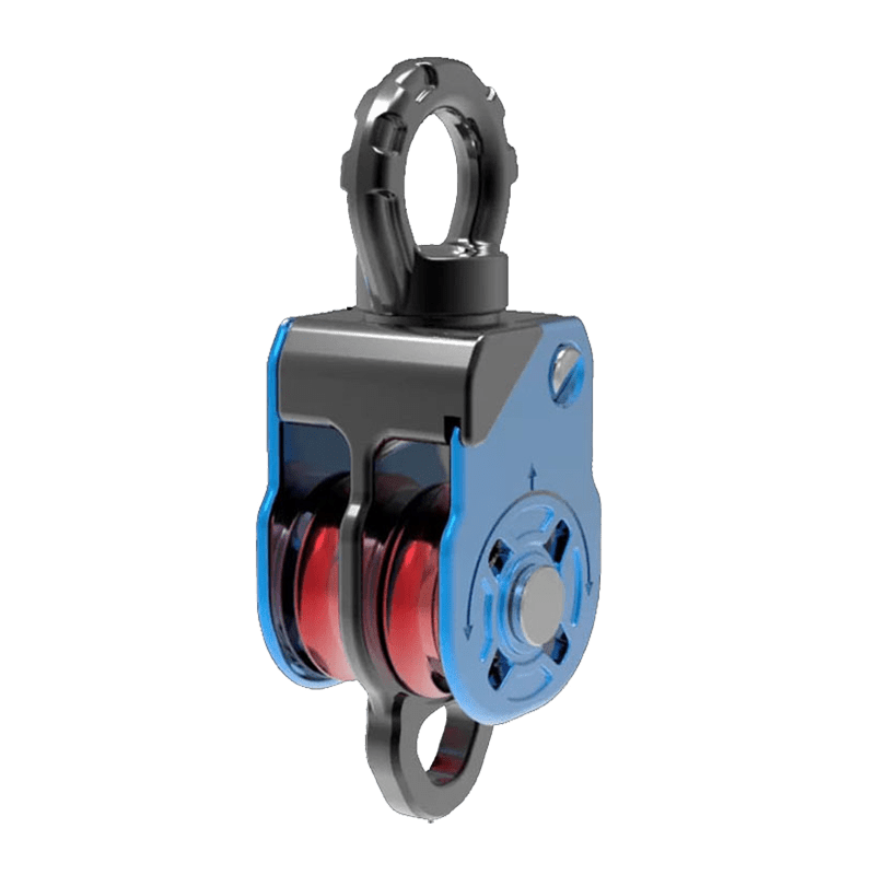 double swivel pulley