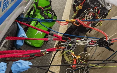 Professional rope rescue system equipment