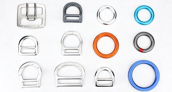 Load-bearing O-rings and D-rings for fall protection systems